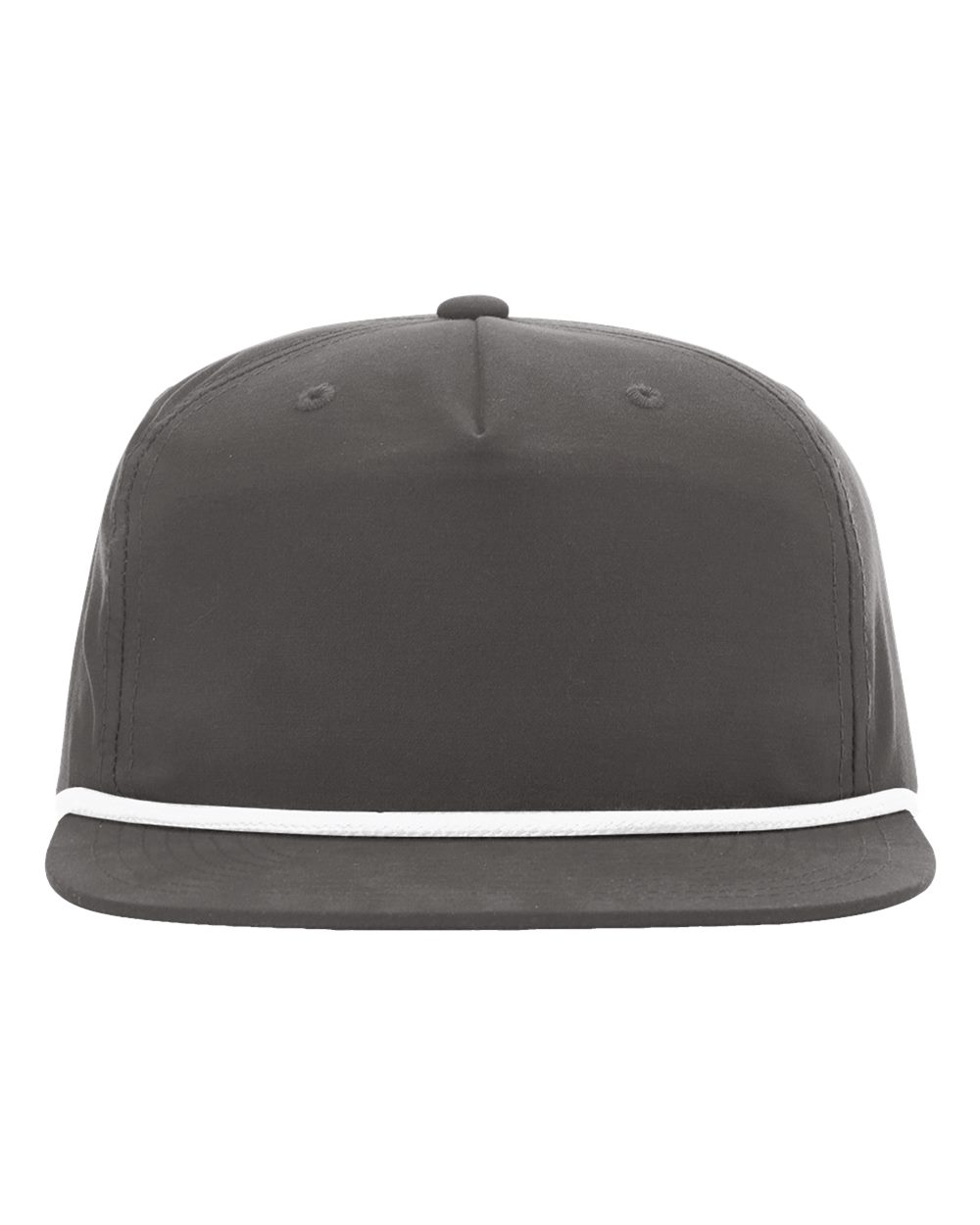 Front View of Charcoal/ White Umpqua Snapback Cap - 256