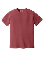 Front View of Chili COMFORT COLORS Heavyweight Ring Spun Tee. 1717