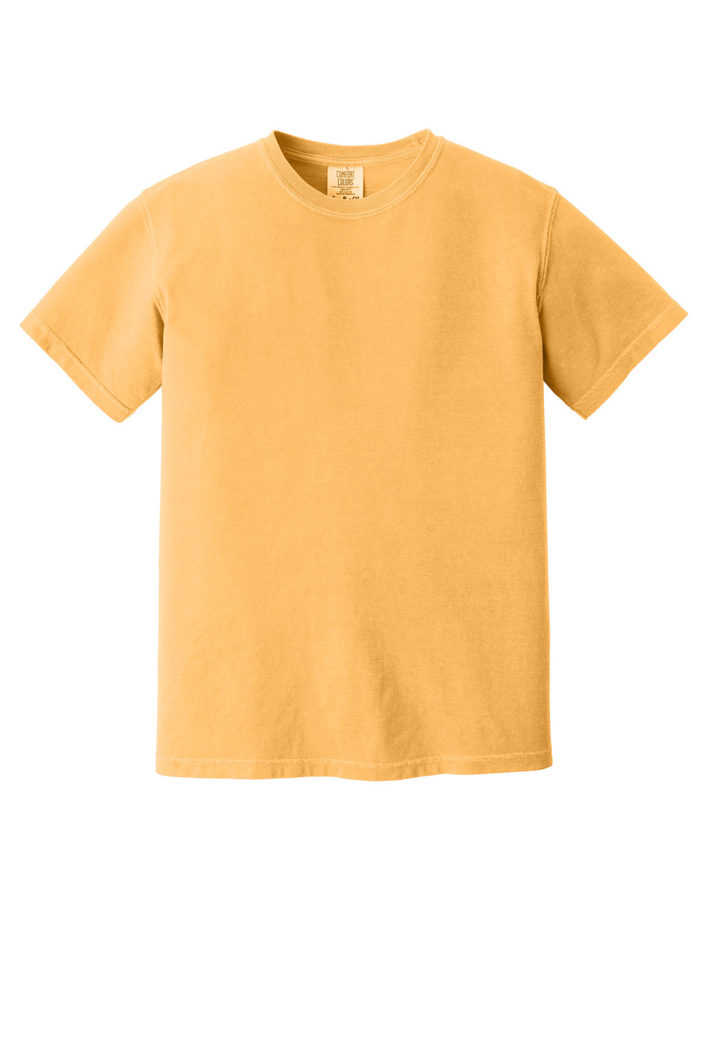 Front View of Citrus COMFORT COLORS Heavyweight Ring Spun Tee. 1717