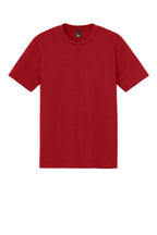 Front View of Classic Red District Perfect Tri Tee. DM130