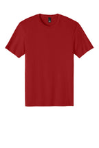 Front View of Classic Red District Perfect Weight Tee. DT104