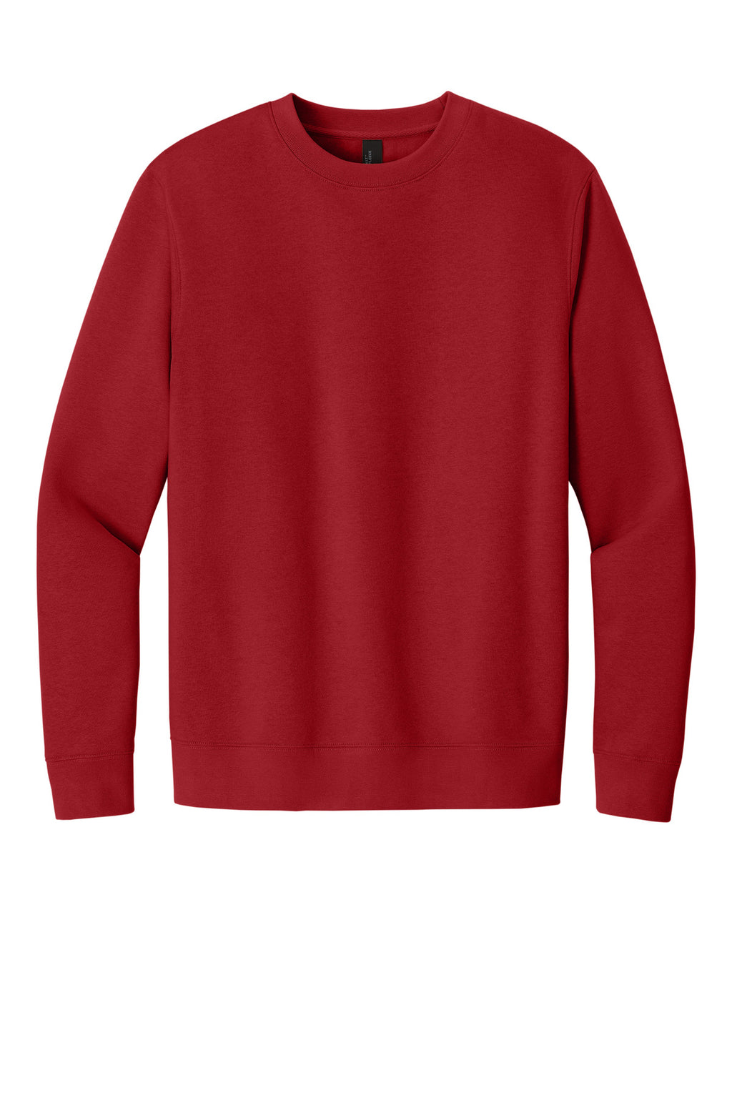Front View of Classic Red District V.I.T. Fleece Crew DT6104
