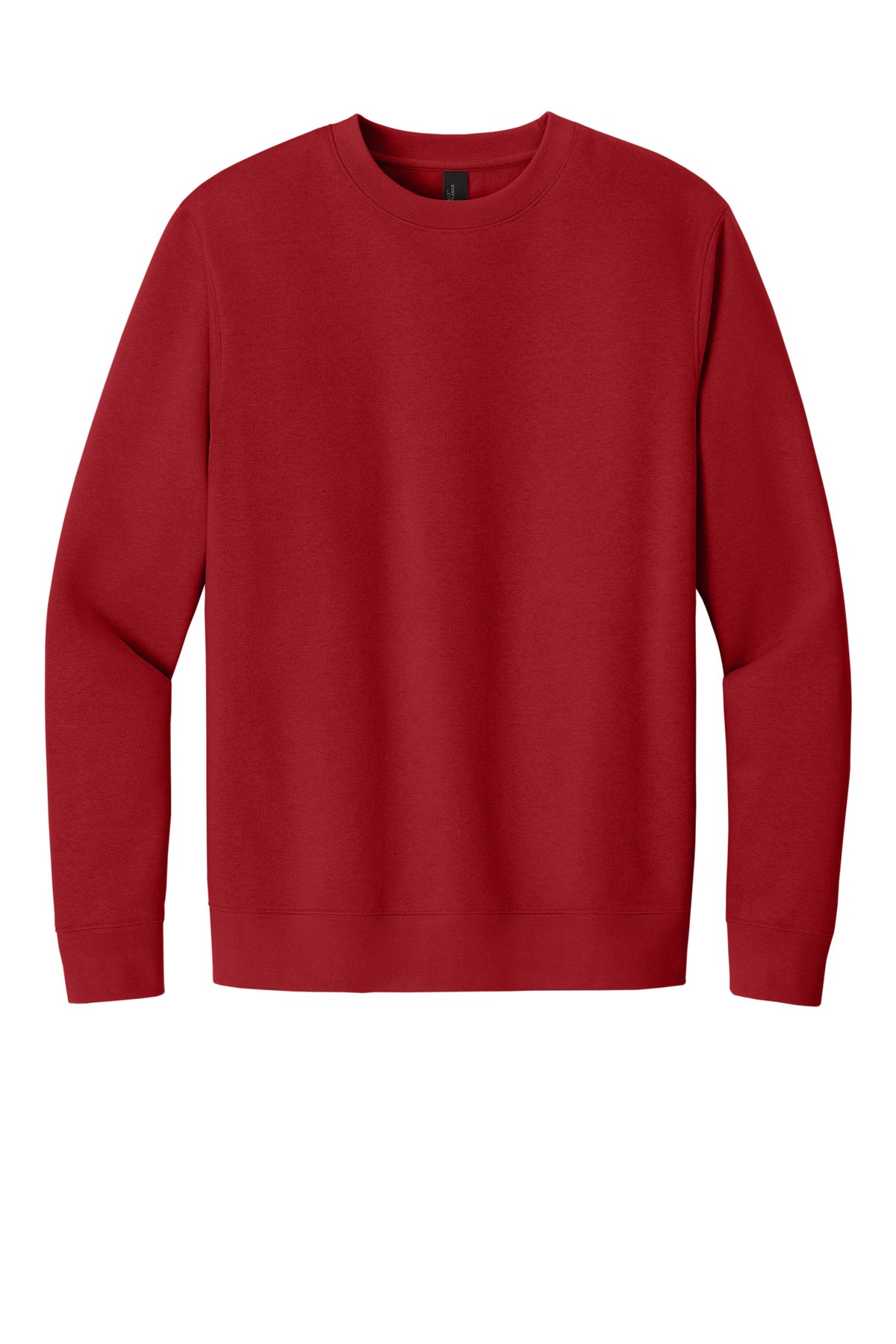 Front View of Classic Red District V.I.T. Fleece Crew DT6104