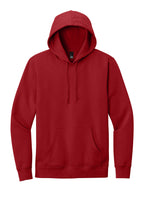Front View of Classic Red District V.I.T. Fleece Hoodie DT6100