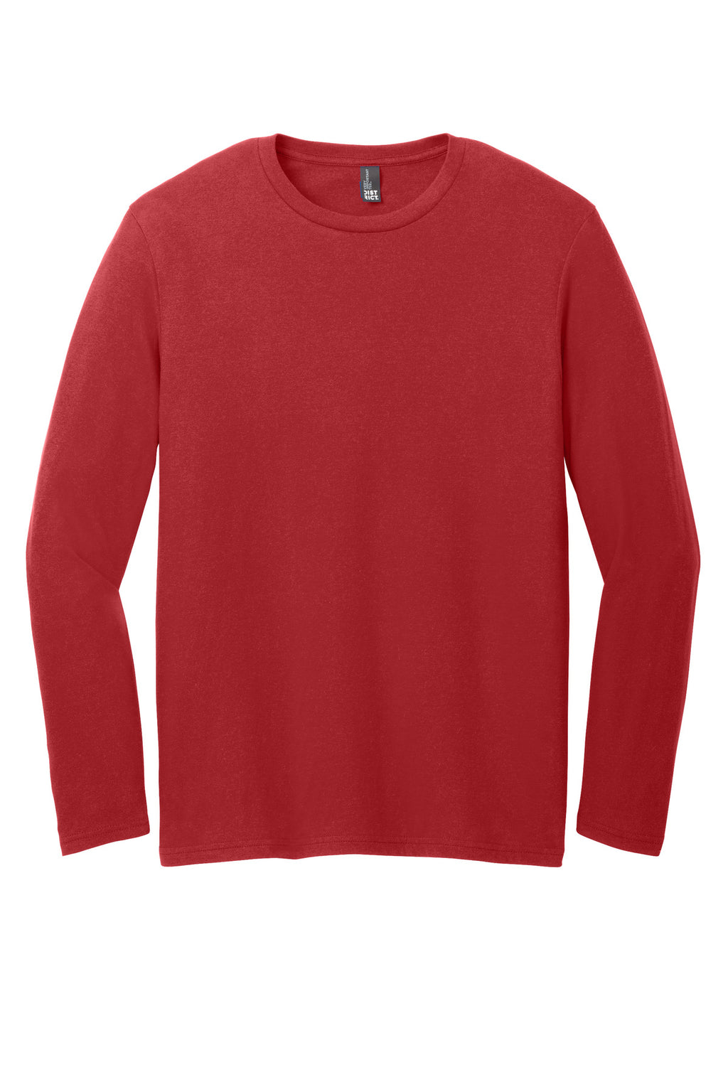 Front View of ClassicRed District Very Important Tee Long Sleeve. DT6200