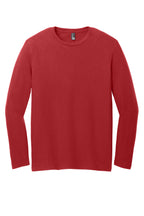 Front View of ClassicRed District Very Important Tee Long Sleeve. DT6200
