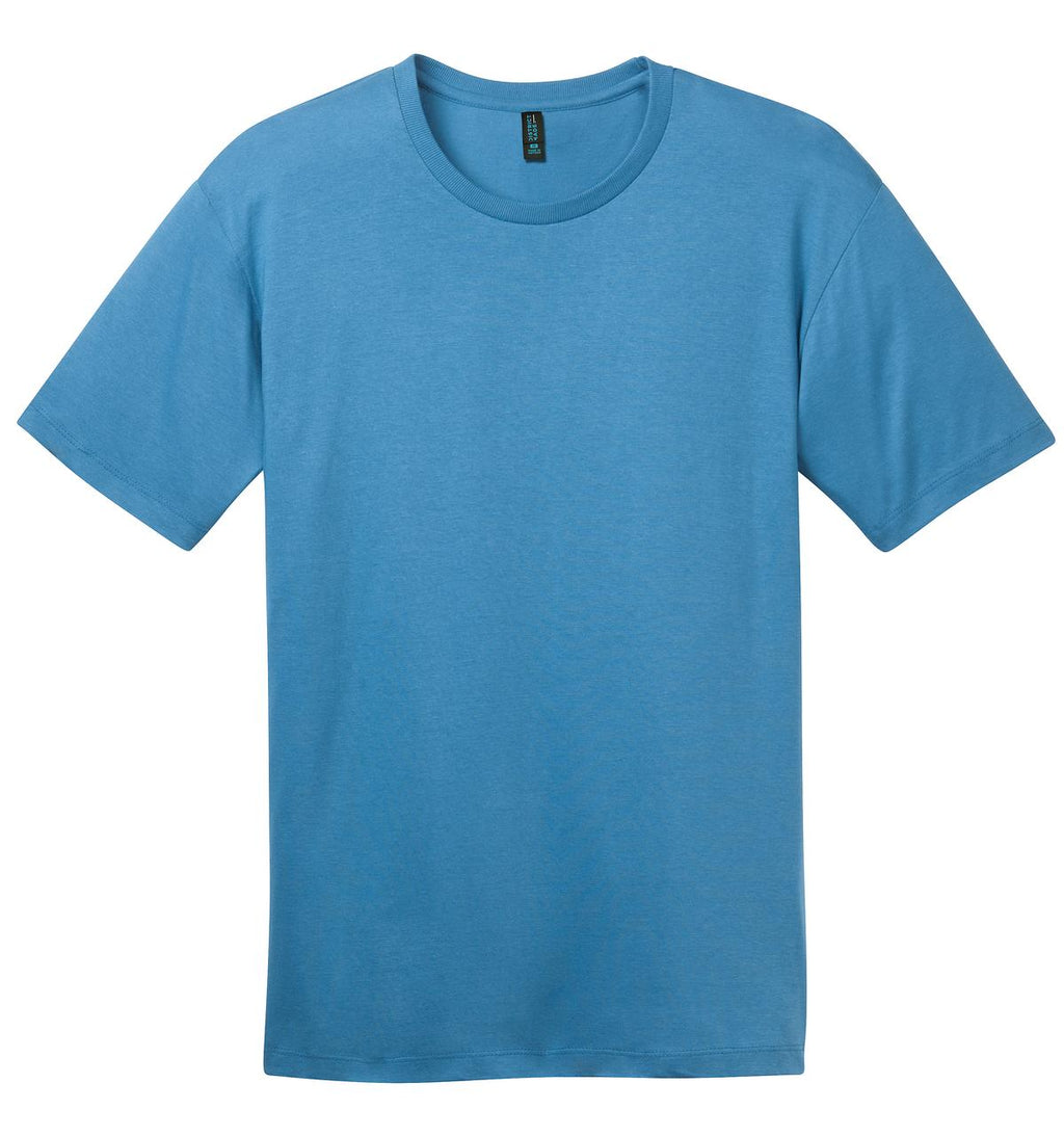 Front View of Clean Denim District Perfect Weight Tee. DT104