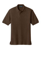 Front View of Coffee Bean Port Authority Silk Touch Polo K500
