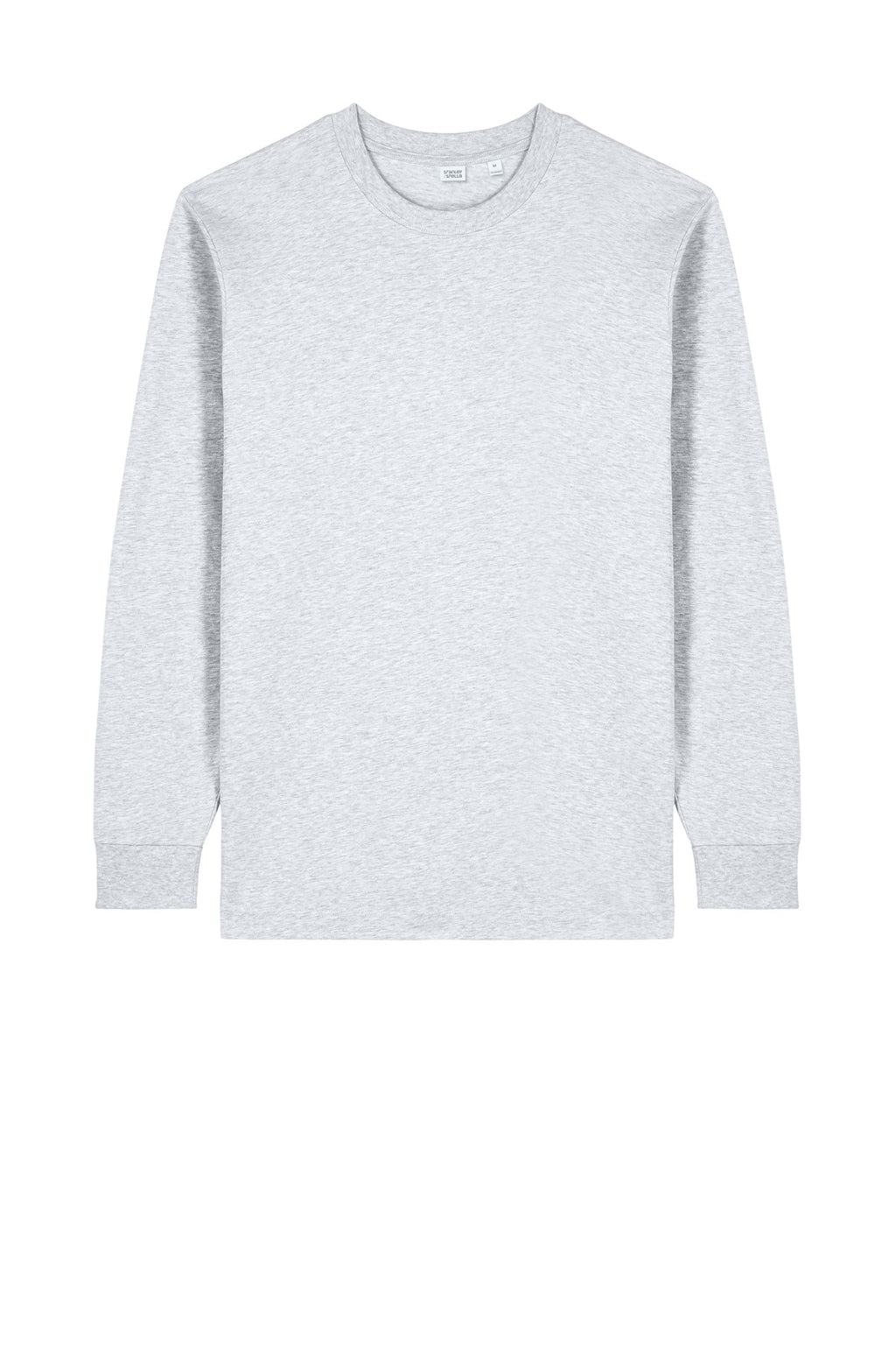 Front View of CoolHtrGry Stanley/Stella Unisex Freestyler Heavyweight Long Sleeve Tee SXU023