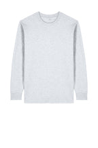Front View of CoolHtrGry Stanley/Stella Unisex Freestyler Heavyweight Long Sleeve Tee SXU023