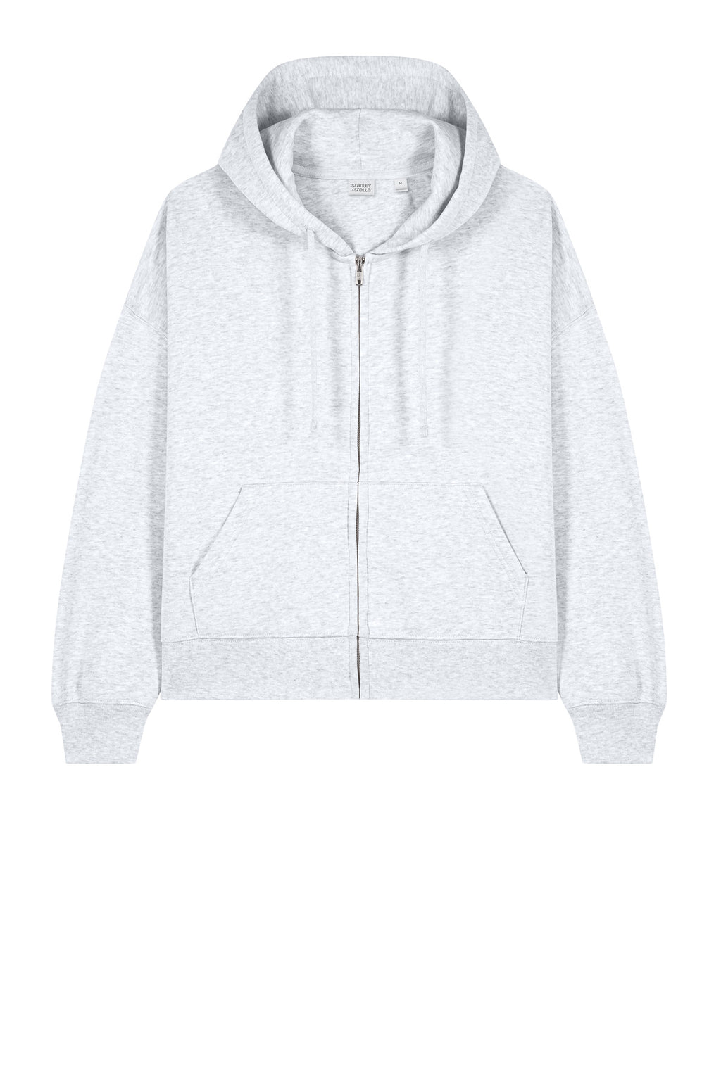 Front View of CoolHtrGry Stanley/Stella Women's Stella Ida Full-Zip Hooded Sweatshirt SXW037