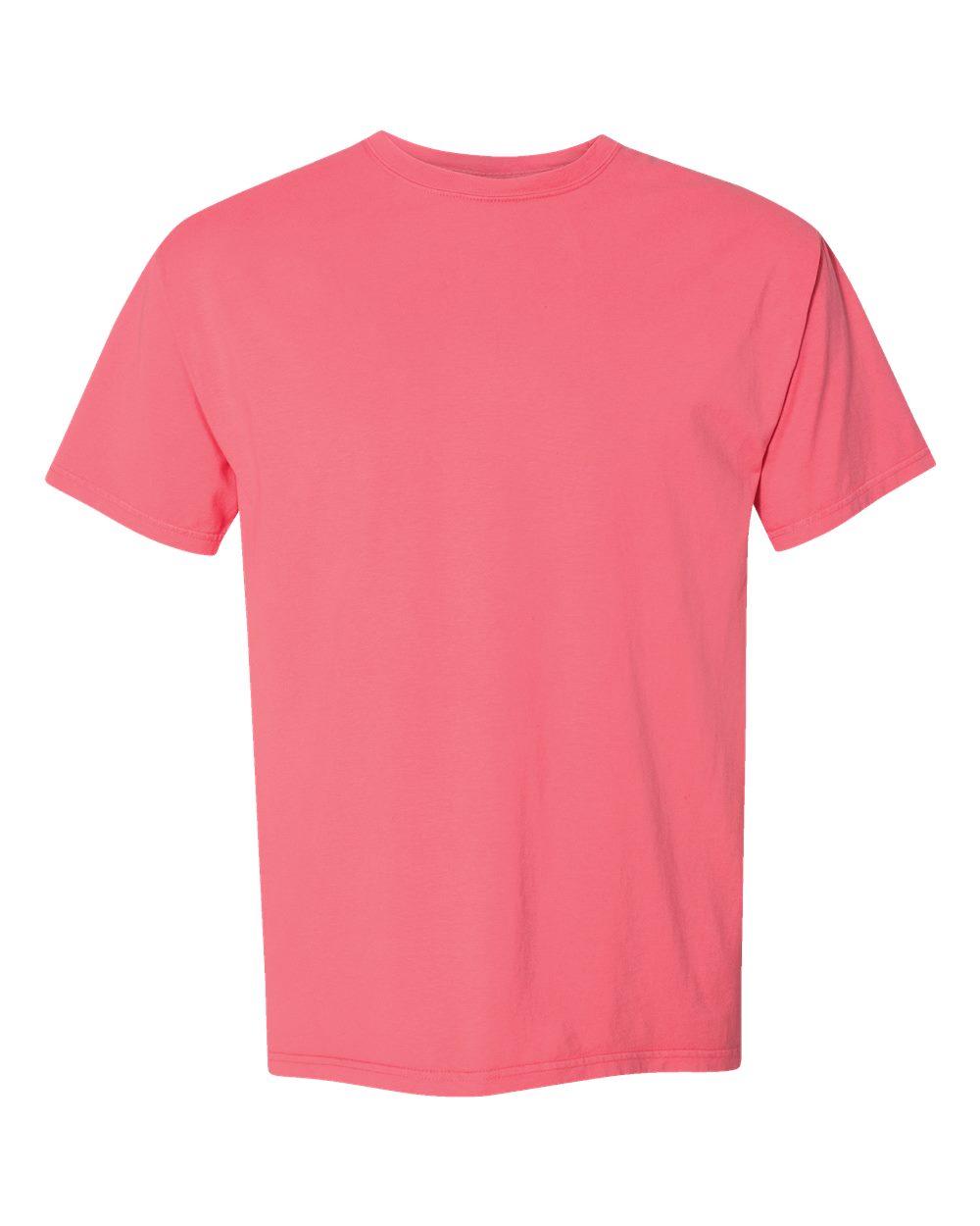 Front View of Coral Craze Garment-Dyed T-Shirt - GDH100