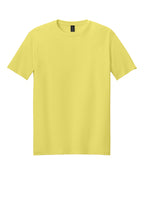 Front View of Corn Silk Gildan Softstyle T-Shirt. 64000