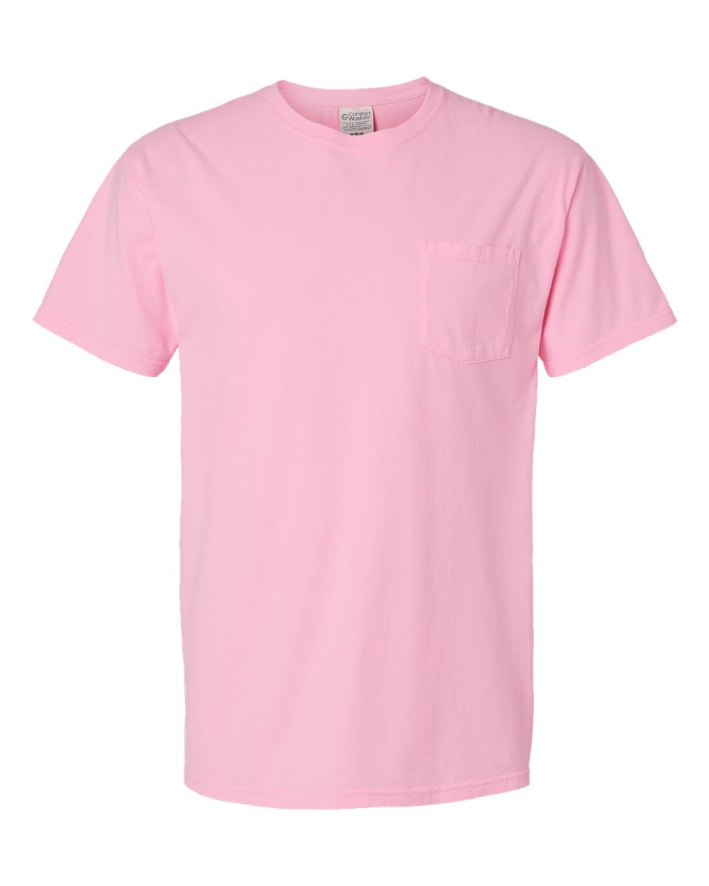 Front View of Cotton Candy Garment-Dyed Pocket T-Shirt - GDH150