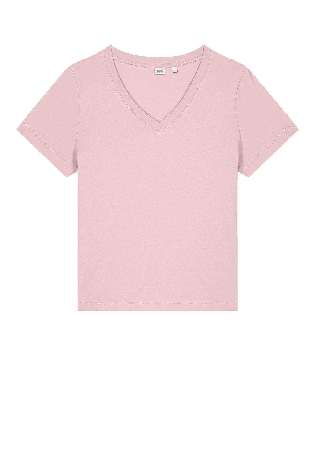 Front View of CottonPink Stanley/Stella Women's Stella Isla V-Neck Tee SXW032