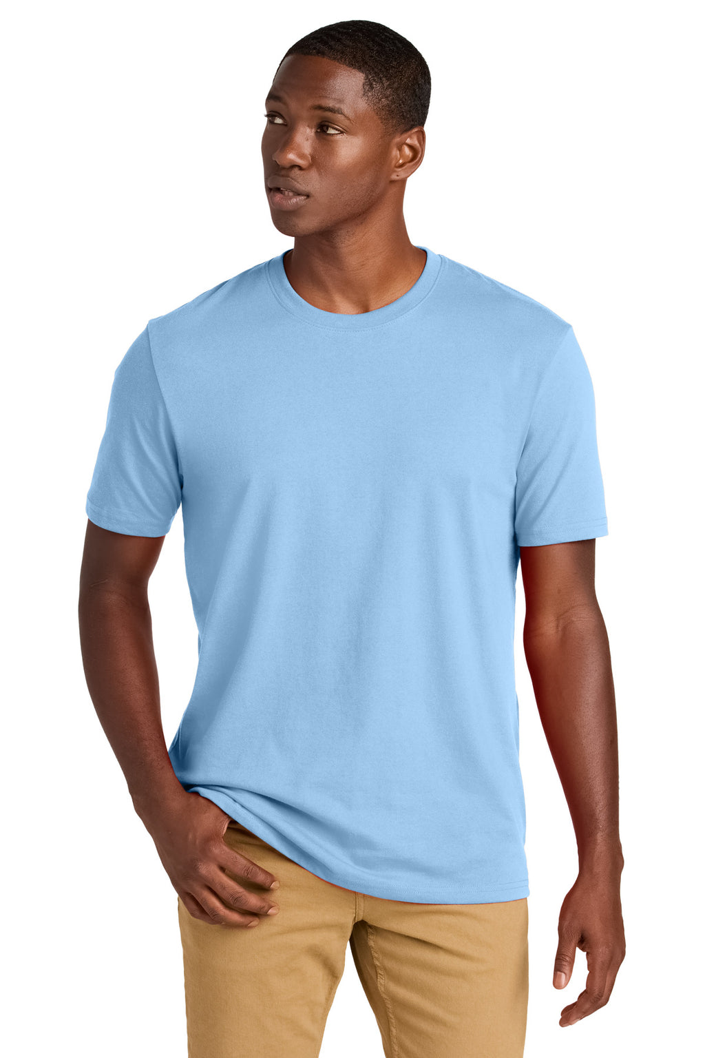 Front View of CrystlBlue District Re-Tee DT8000