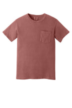 Front View of Cumin COMFORT COLORS Heavyweight Ring Spun Pocket Tee. 6030