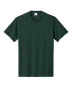 Front View of Dark Green Port & Co Core Cotton Tee. PC54