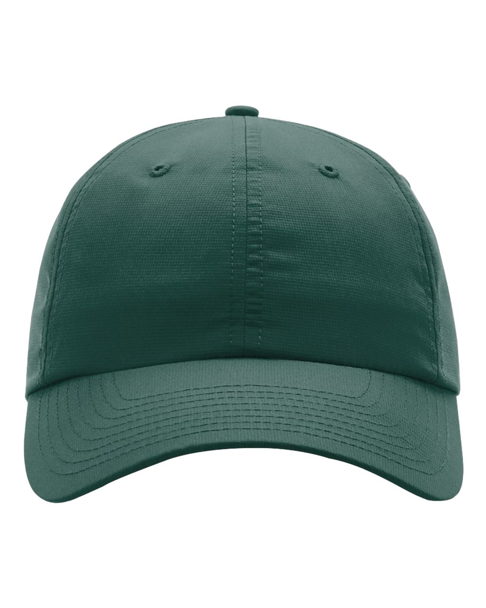 Front View of Dark Green Relaxed Performance Lite Cap - 220