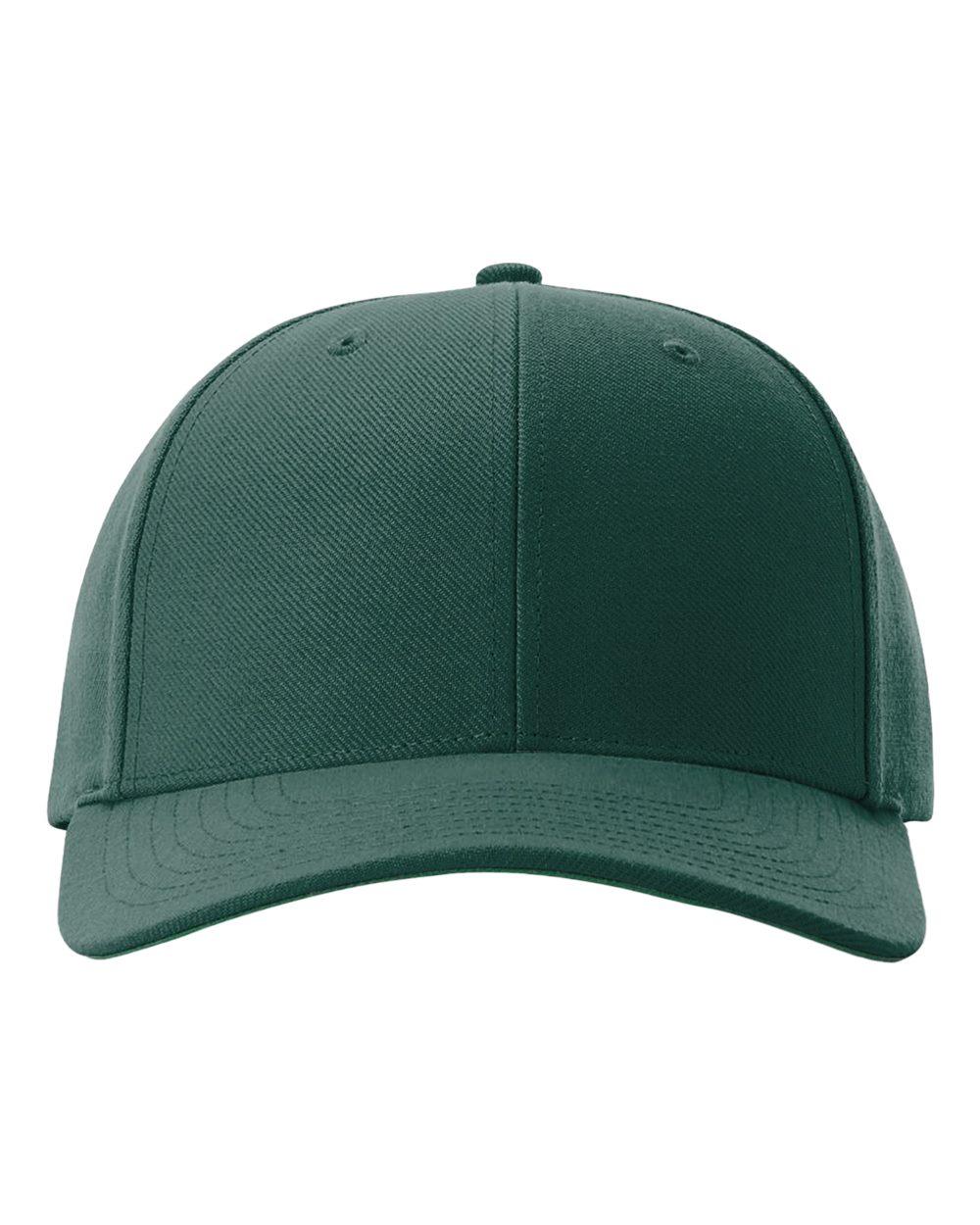 Front View of Dark Green Surge Snapback Cap - 512