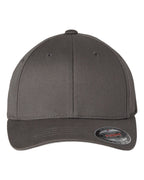 Front View of Dark Grey Youth Cotton Blend Cap - 6277Y