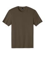 Front View of DarkMocha District Perfect Weight Tee. DT104