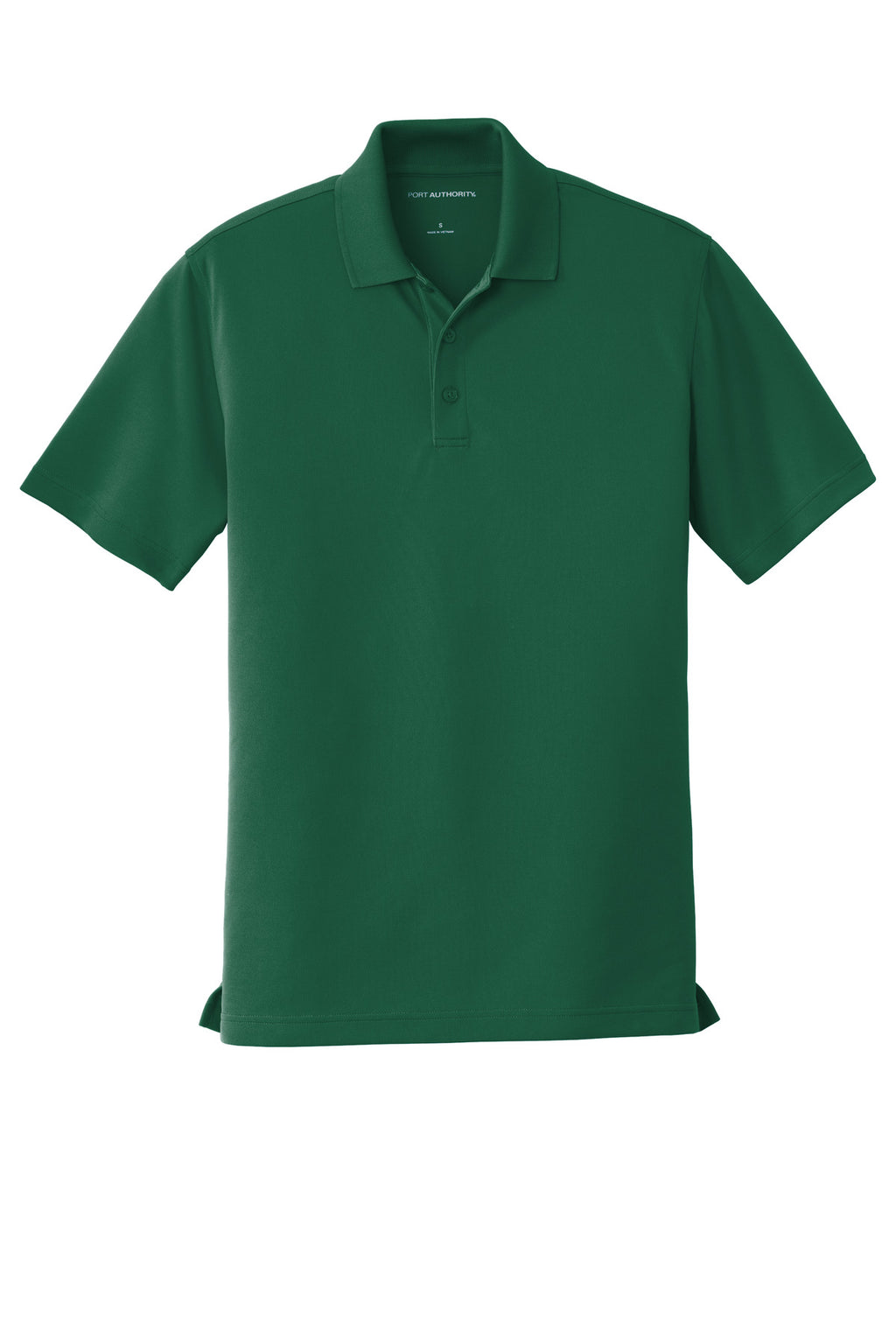 Front View of Deep Forest Gn Port Authority Dry Zone UV Micro-Mesh Polo. K110