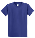 Front View of Deep Marine Port & Co Essential Tee. PC61