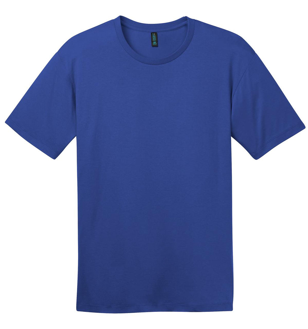 Front View of Deep Royal District Perfect Weight Tee. DT104