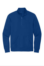 Front View of Deep Royal District V.I.T. Fleece 1/4-Zip DT6106