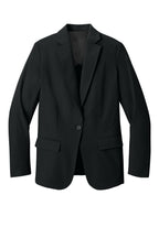 Front View of DeepBlack Mercer+Mettle Women's Capital Tech Blazer MM3033