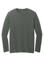 Front View of DeepestGry District Very Important Tee Long Sleeve. DT6200