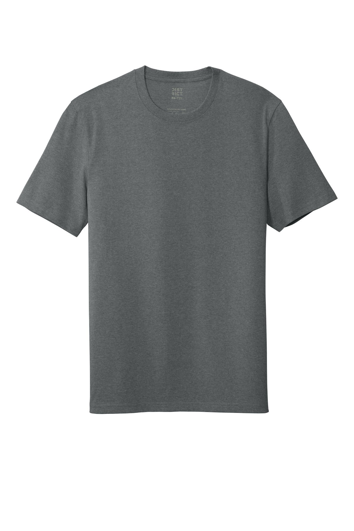 Front View of DeepGreyHt District Re-Tee DT8000