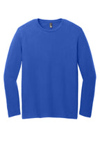 Front View of DeepRoyal District Very Important Tee Long Sleeve. DT6200