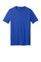 Front View of DeepRoyal District Very Important Tee V-Neck. DT6500