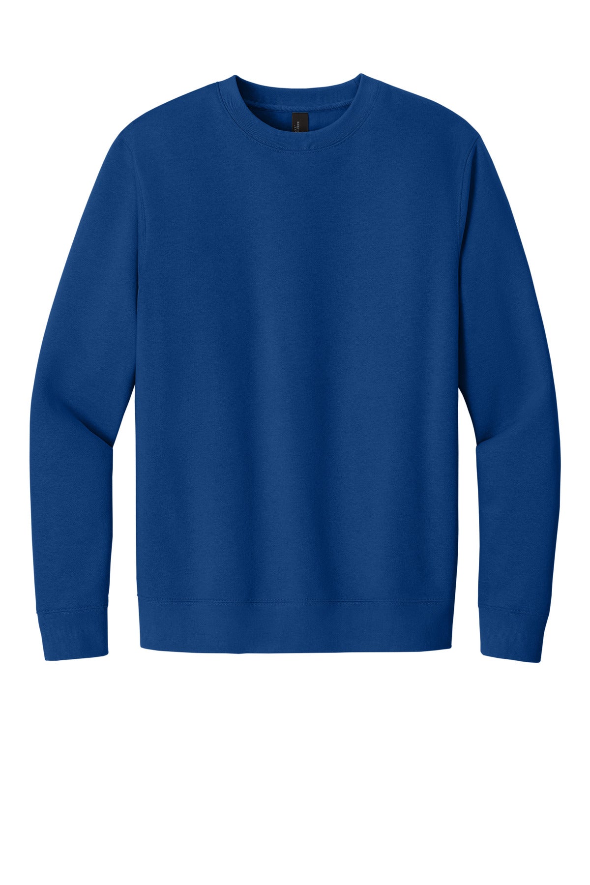 Front View of DeepRoyal District V.I.T. Fleece Crew DT6104