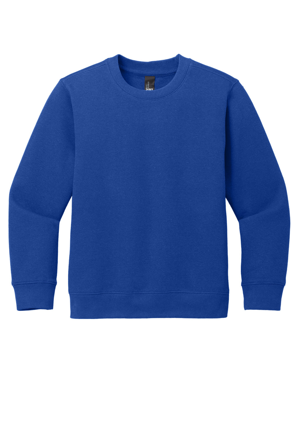 Front View of DeepRoyal District Youth V.I.T. Fleece Crew DT6104Y