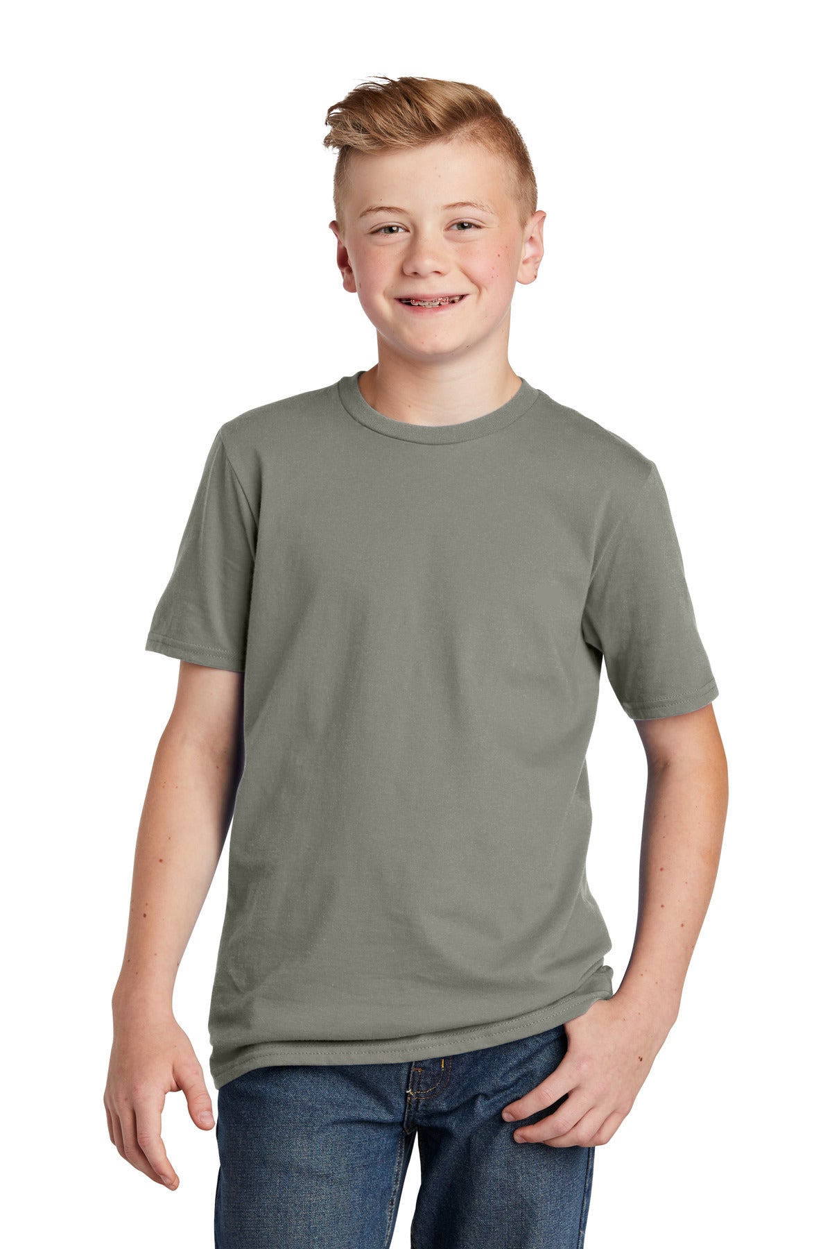 Front View of DeepSmoke District Youth Very Important Tee . DT6000Y
