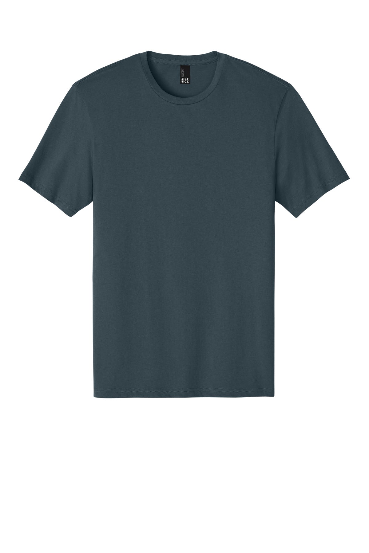 Front View of DeepStlBlu District Perfect Weight Tee. DT104