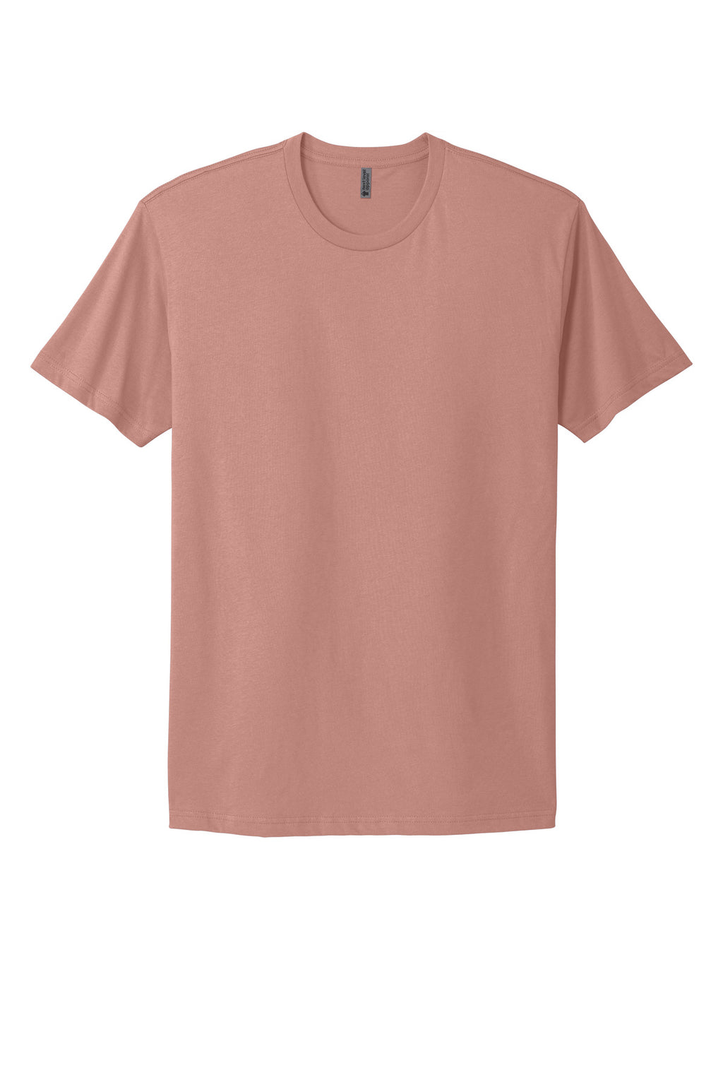 Front View of DesertPink Next Level Apparel Adult Cotton Tee. NL3600