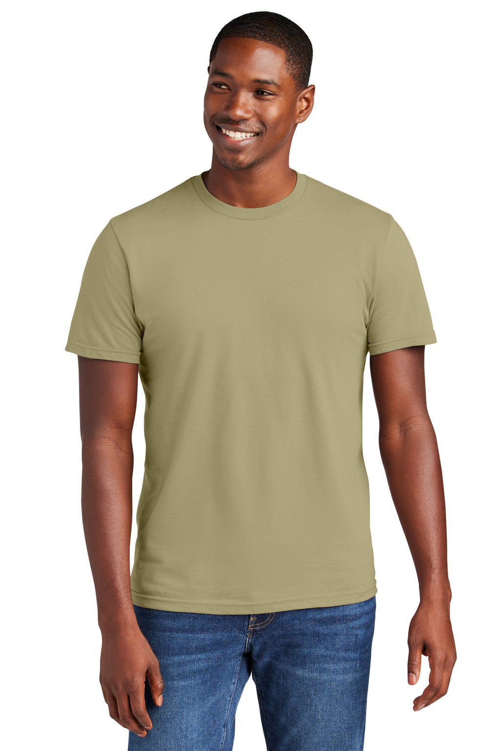 Front View of DesertTan District Very Important Tee . DT6000