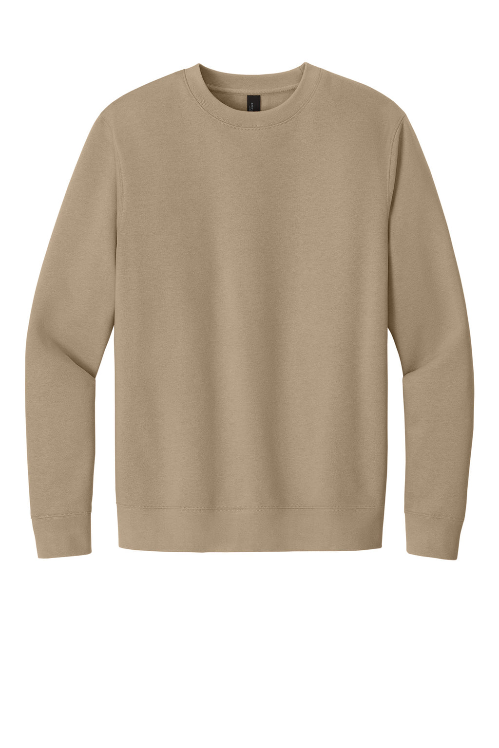 Front View of DesertTan District V.I.T. Fleece Crew DT6104