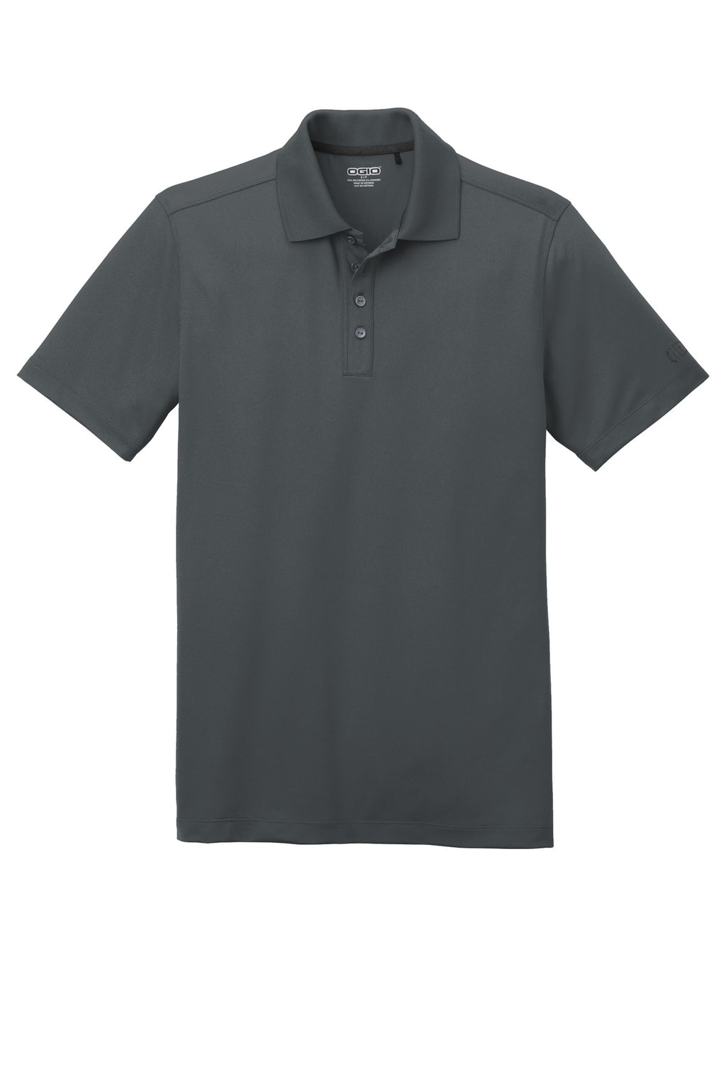 Front View of Diesel Grey OGIO Metro Polo. OG130