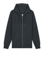 Front View of DkHtGry Stanley/Stella Unisex Cultivator 2.0 Full-Zip Hooded Sweatshirt SXU005