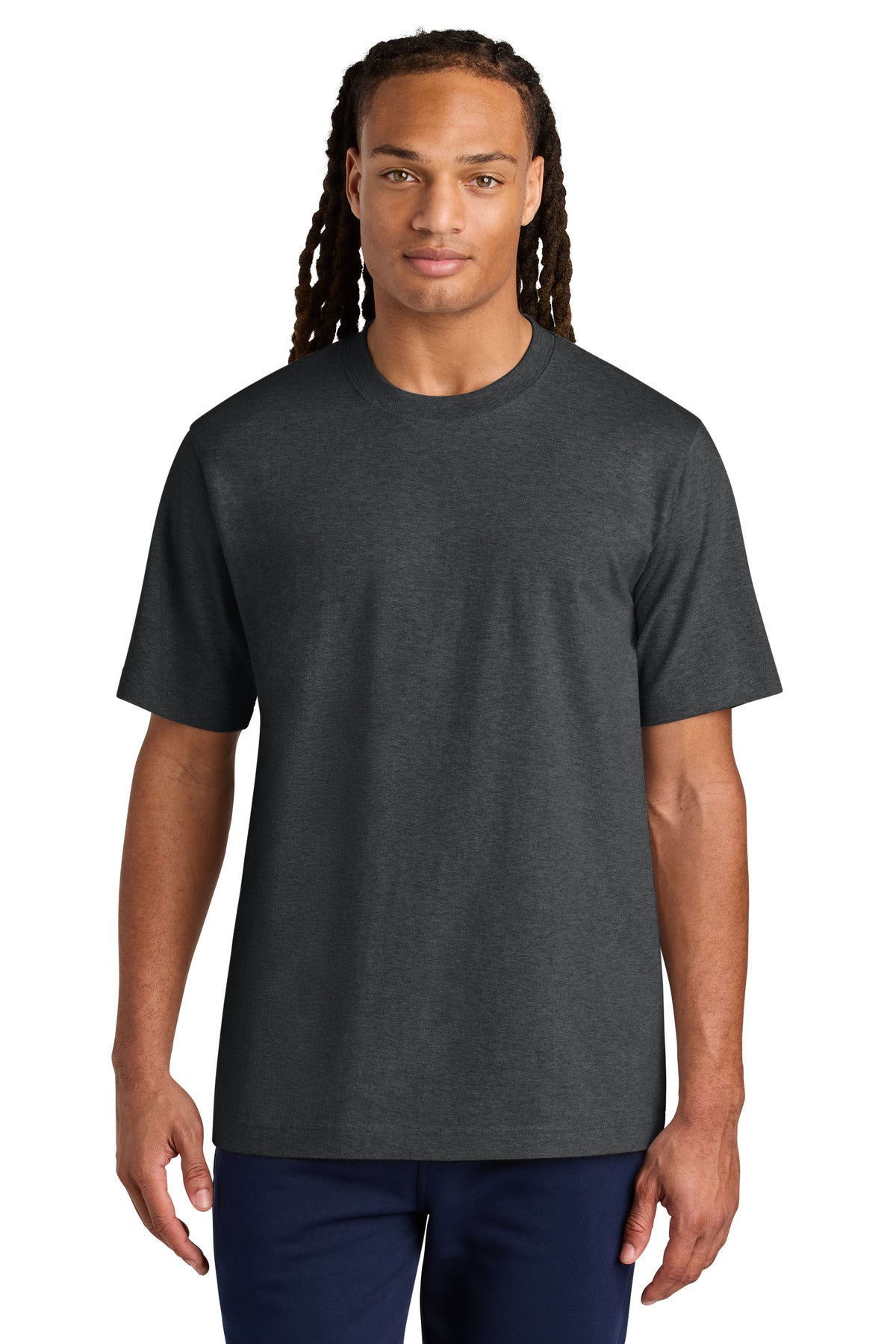 Front View of DkHtGry Stanley/Stella Unisex Freestyler Heavyweight Tee SXU018