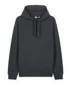 Front View of DkHtGry Stanley/Stella Unisex Sounder Hooded Sweatshirt SXU012