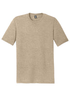 Front View of DsrtTanHtr District Perfect Tri Tee. DM130