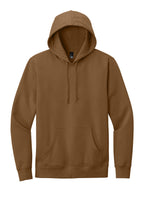Front View of Duck Brown District V.I.T. Fleece Hoodie DT6100