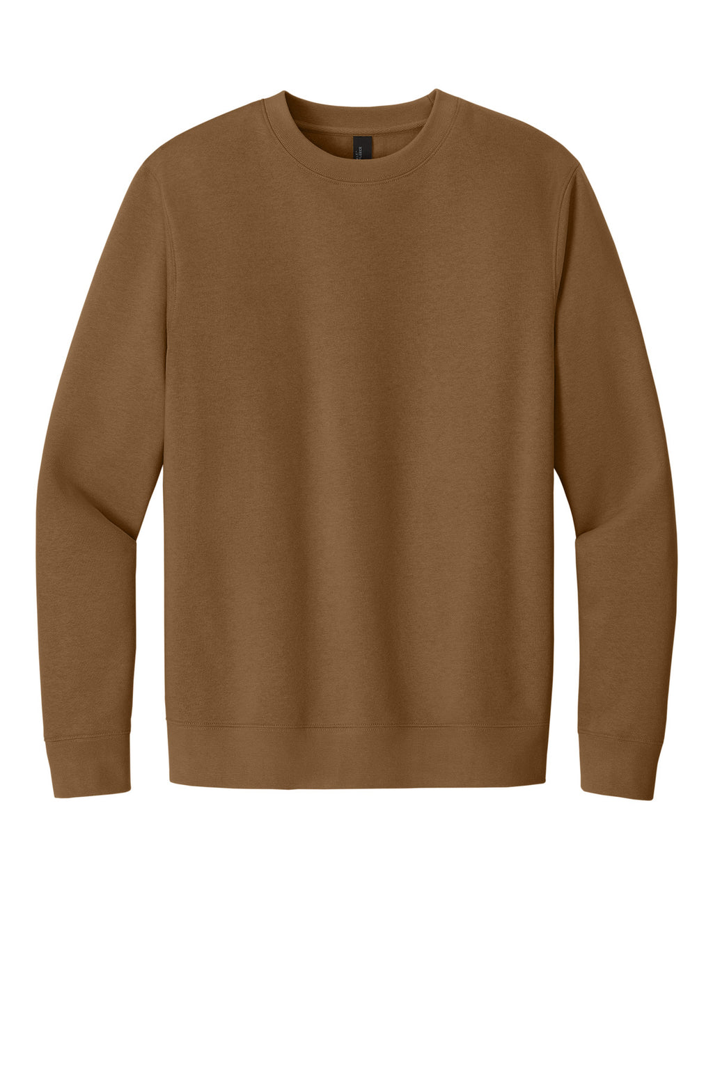 Front View of DuckBrown District V.I.T. Fleece Crew DT6104
