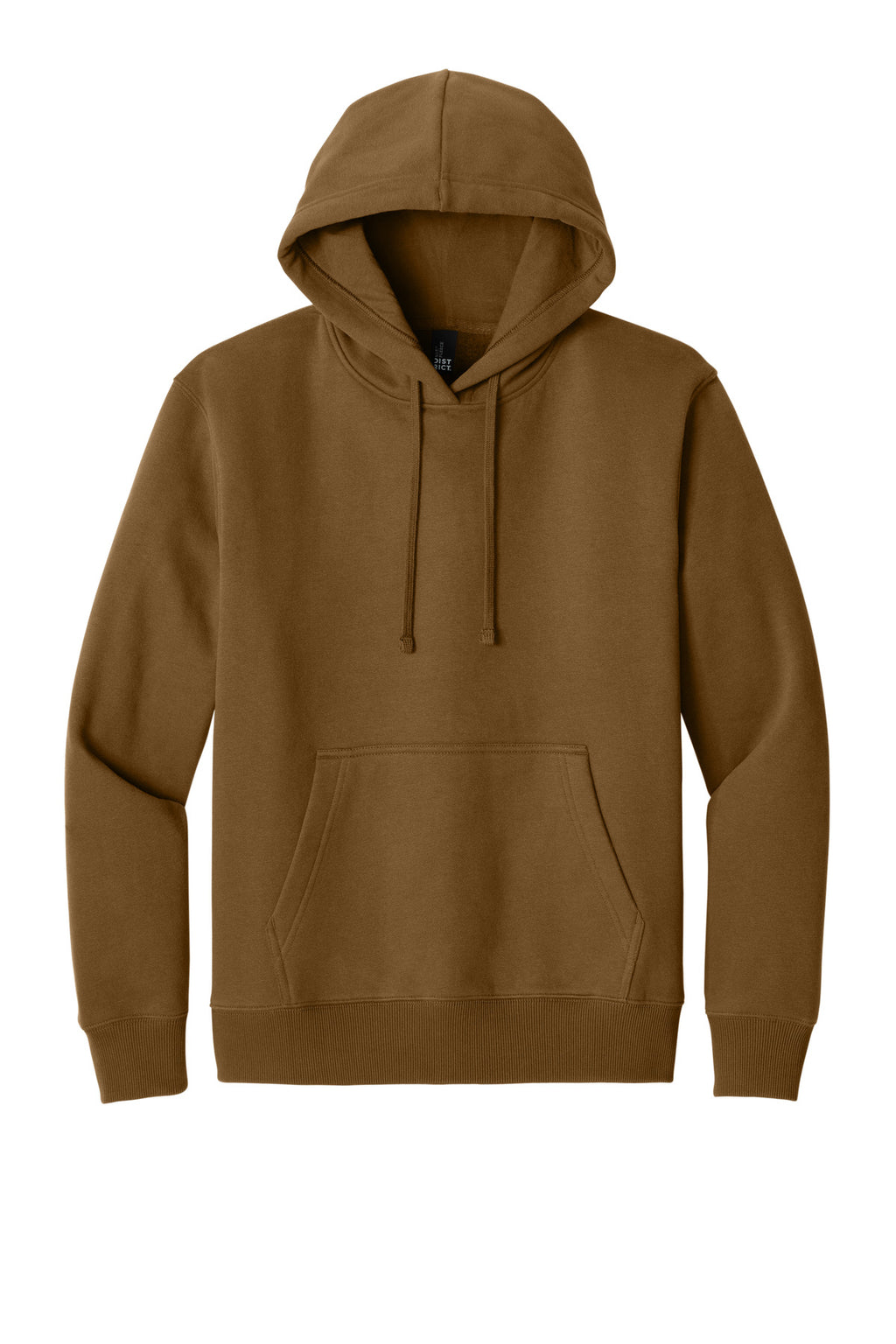 Front View of DuckBrown District V.I.T. Super Heavyweight Fleece Hoodie DT6600